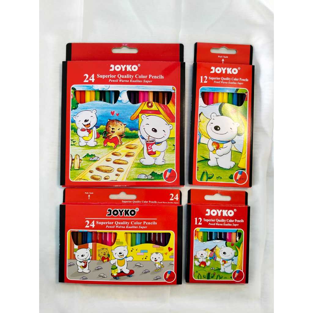

JOYKO COULOUR PENCILS SET / PENSIL WARNA SET / PENSIL WARNA JOYKO / CP-S12 / CP-S24 / CP-12PB / CP-24PB / CP-36PB / CP-48PB