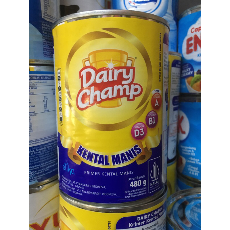 

Susu Kental Manis Dairy Champ Kaleng 480g