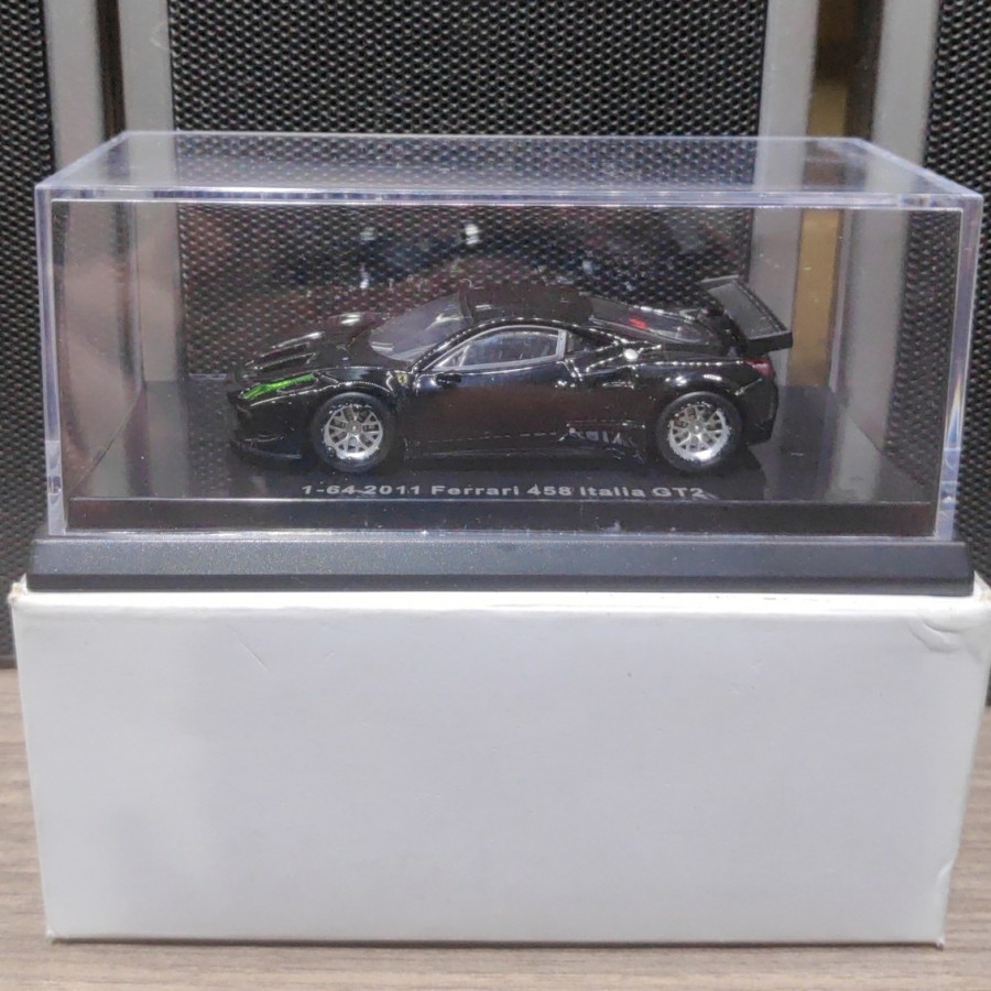 OEM Kyosho 2011 Ferrari 458 Italia GT2 Hitam Black