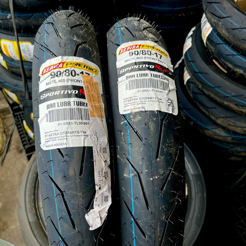 Ban Aspira Premio 90/80 Ring 17 Tubeless