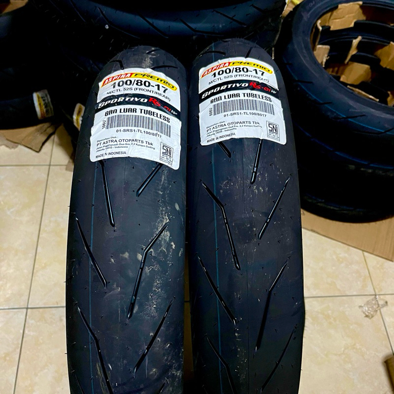 Ban Aspira Premio 100/80 Ring 17 Tubeless