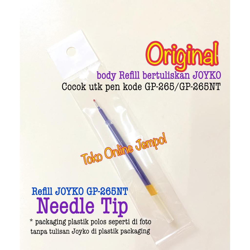 

REFILL BIRU pulpen JOYKO GP265NT needle tip Q3 Gel blue tinta isi ulang GP 265NT GP 265 NT blue ink GPR267NT ATK1613JK