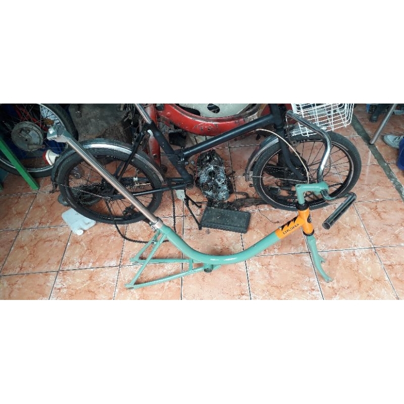 frame sepeda mini minion minitrek 20