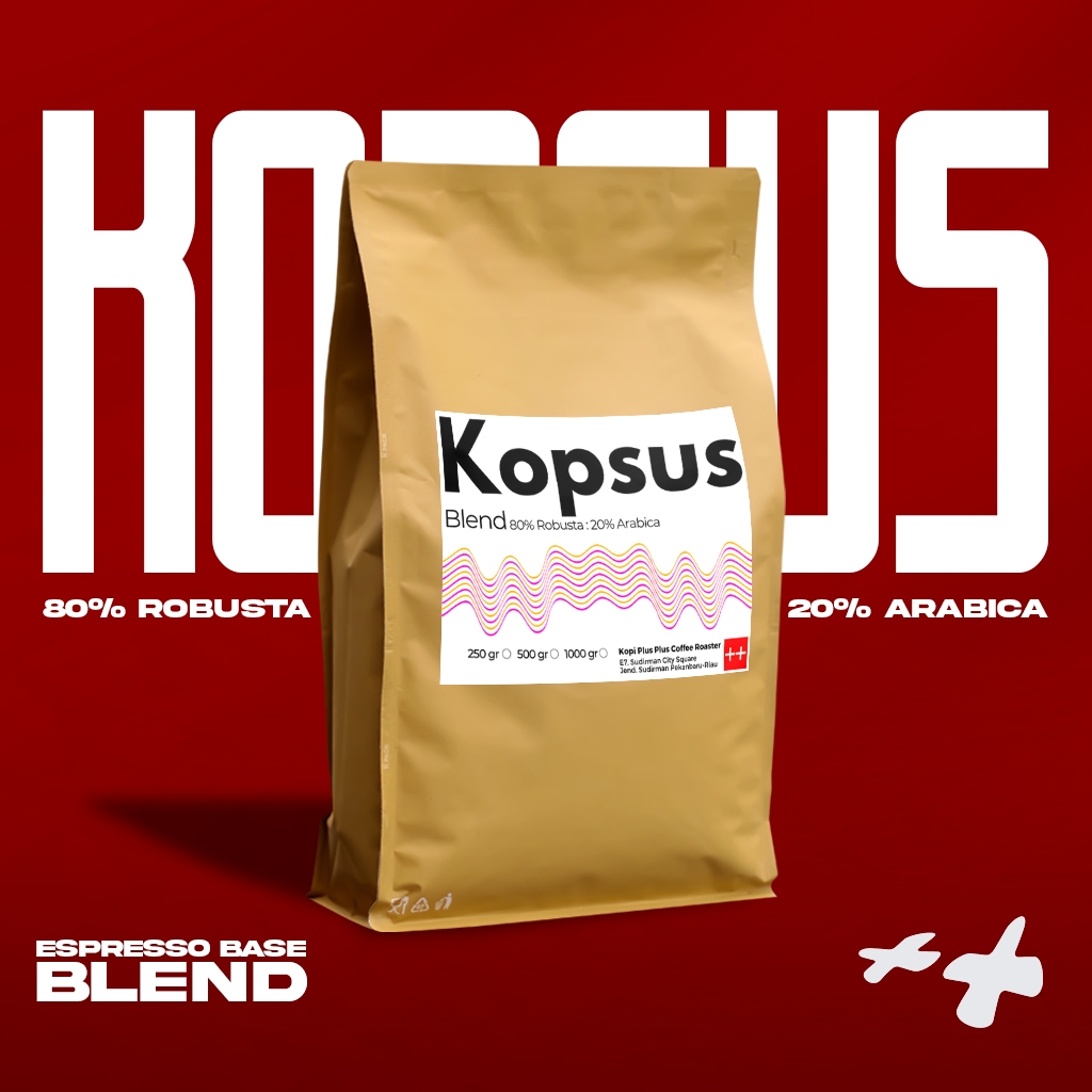 

Kopsus Blend | Kopi Susu Premium House Blend Roasted Beans Biji Kopi