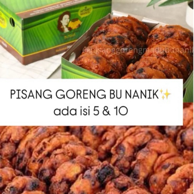 

( Ready tgl 11 ) Pisang Goreng Madu Bu Nanik