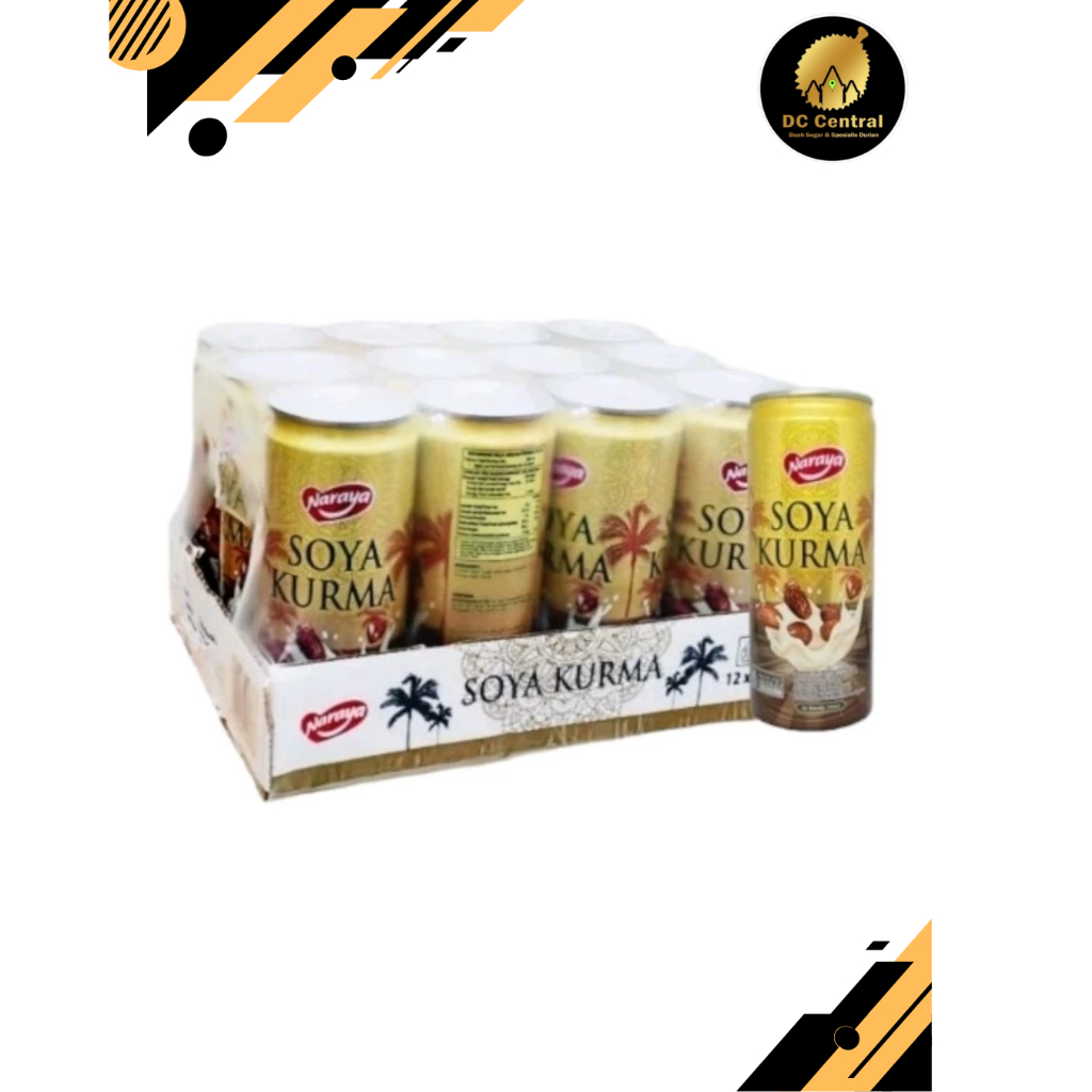 

NARAYA KALENG 300ML SOYA KURMA ISI 12