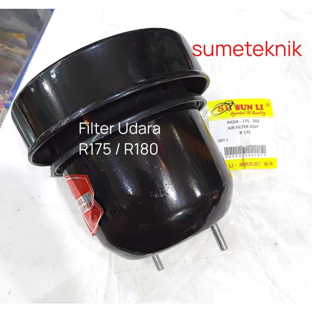 Air Cleaner Assy R175 SunLi Filter Angin R175 Diesel R180 AC Assy R175 Disel R180 Filter Angin R180 