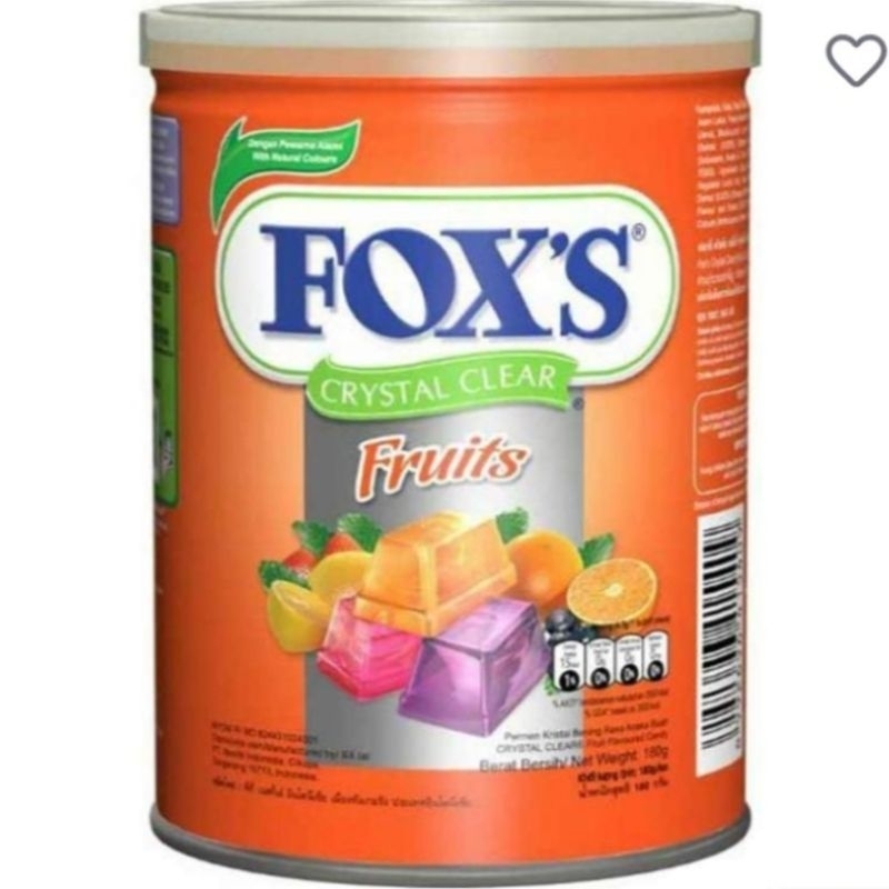 

Permen Fox's rasa buah170gr