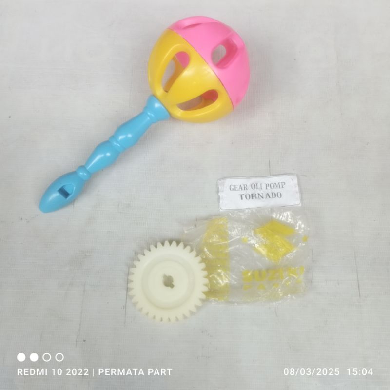 gear gir gigi plastik pompa oli samping dalam mesin tornado new old stok nos