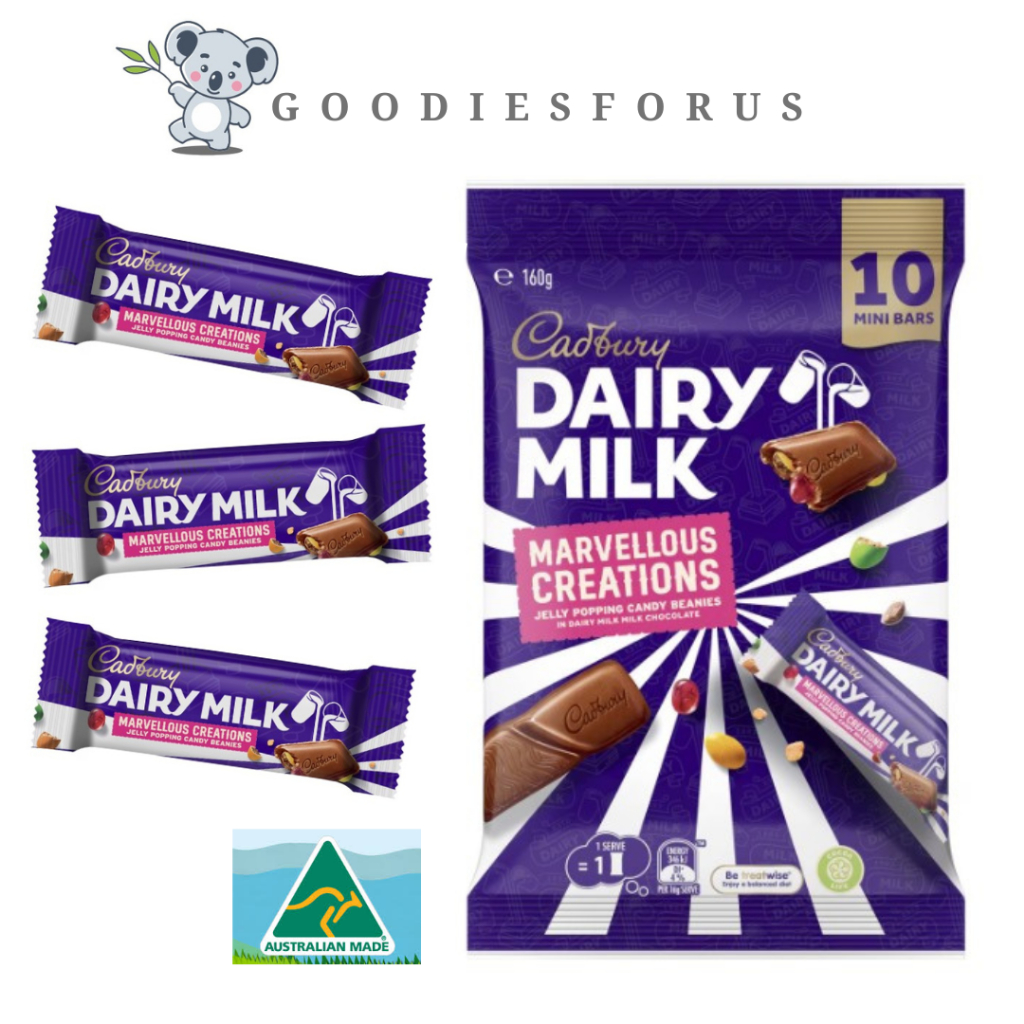 

Cadbury Dairy Milk Marvellous Creations Sharepack isi 10 mini bars