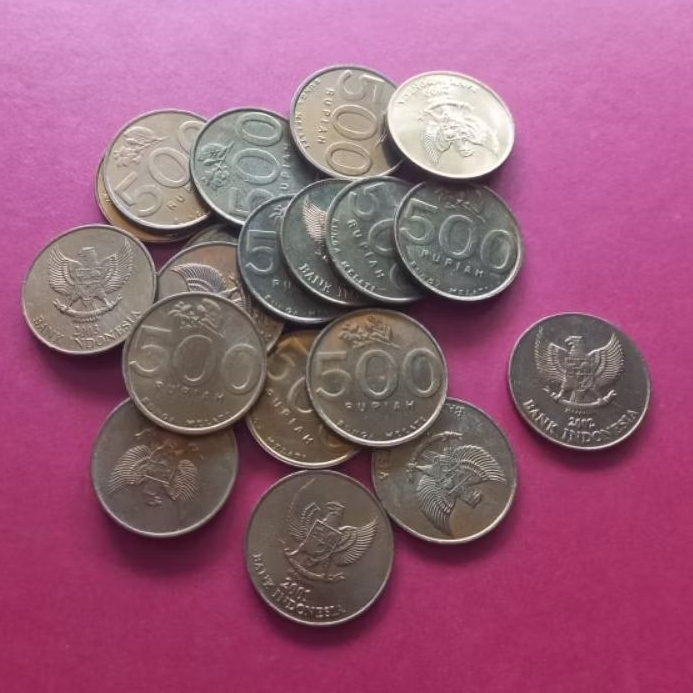 Koin Kuno Bunga Melati Rp. 500