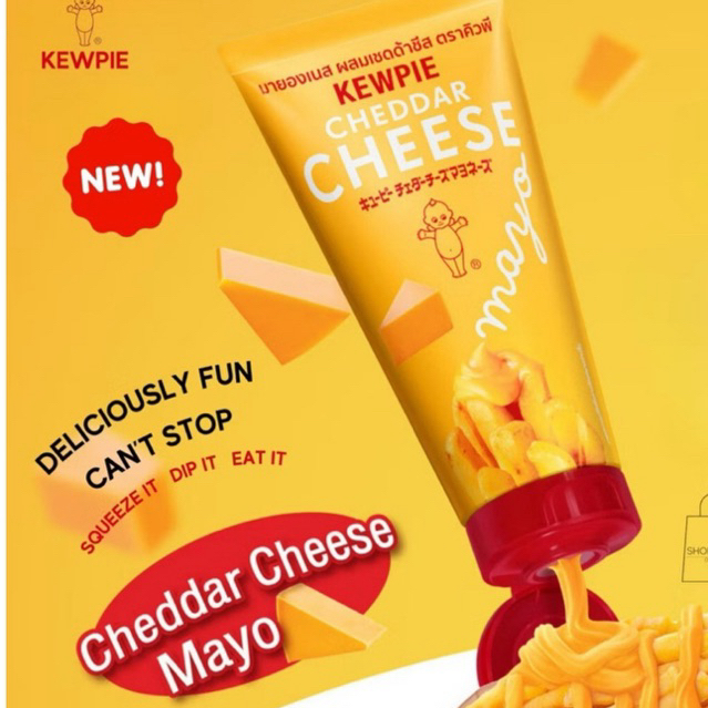 

Kewpie cheddar cheese mayo dressing 90 gr