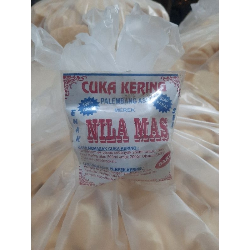 

CUKO KERING PALEMBANG CAP NILA MAS 100GRAM / CUKA KERING PALEMBANG / CUKA PEMPEK PALEMBANG