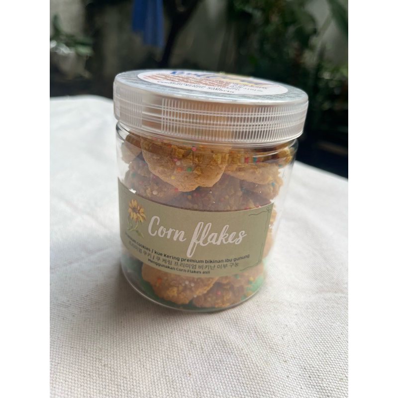 

CORN FLAKES CEREAL COOKIES KUE LEBARAN BY IBU GUNUNG