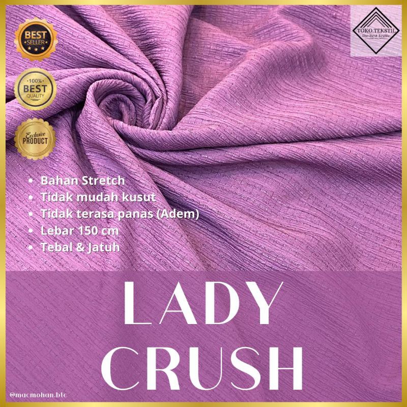 KAIN LADY CRUSH /LADY SHENA PREMIUM / KRINKLE MOTIF / CRINKLE MOTIF TIPE LADYCRUSH / CRINKLE MOTIF P