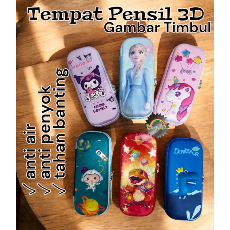 

Paling di cari !! Tempat Pensil 3D / Tempat Pensil Murah Tempat Pensil Karakter Timbul kuromi Labubu