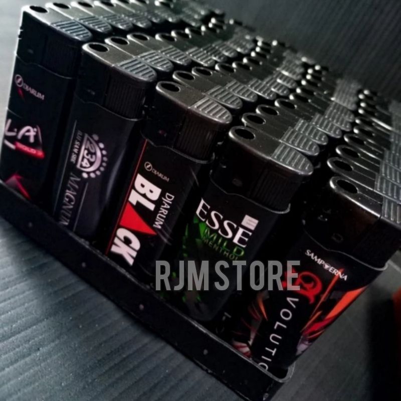Korek Api Magnet Black Series Isi 50 pcs || Korek Gas G2000 Murah