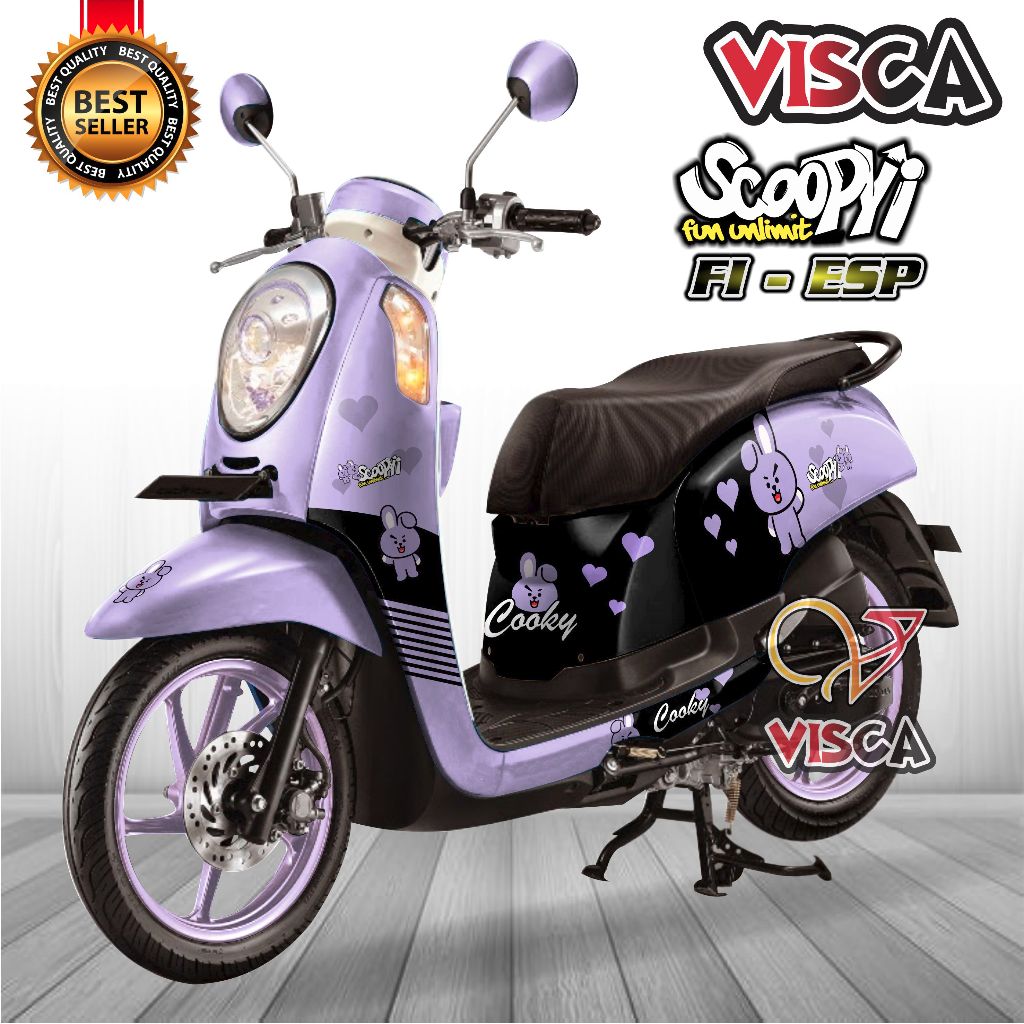 Decal Scoopy Fi 2015 2016 Full Body Stiker Scoopy Fi 2015 2016 Full Body Striping Scoopy Fi 2015 201