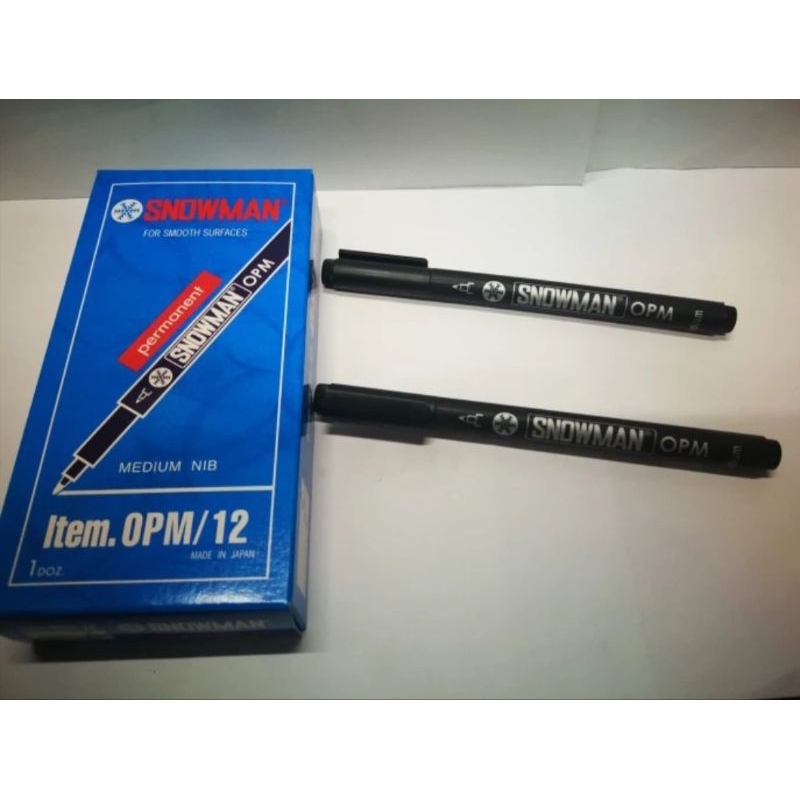 

OHP pen Snowman OPF 0,5 mm / OPM 1 mm