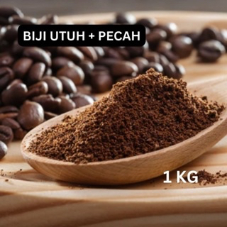 

Bubuk Kopi Murni Robusta Bland Pecah+utuh 1kg