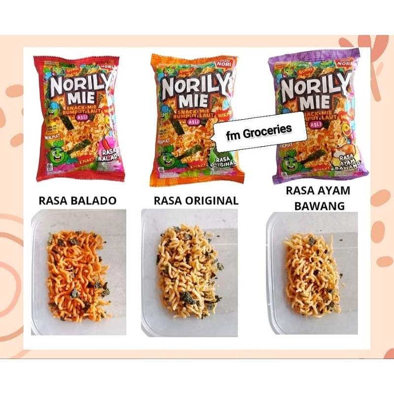 

Norily Mie isi 10 pcs | Snack Mie & Nori