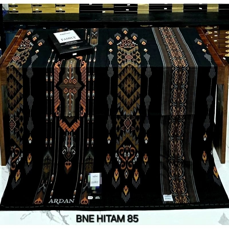 Sarung Ardan Family Hitam Gold || Sarung Ardan Brilliant Terbaru