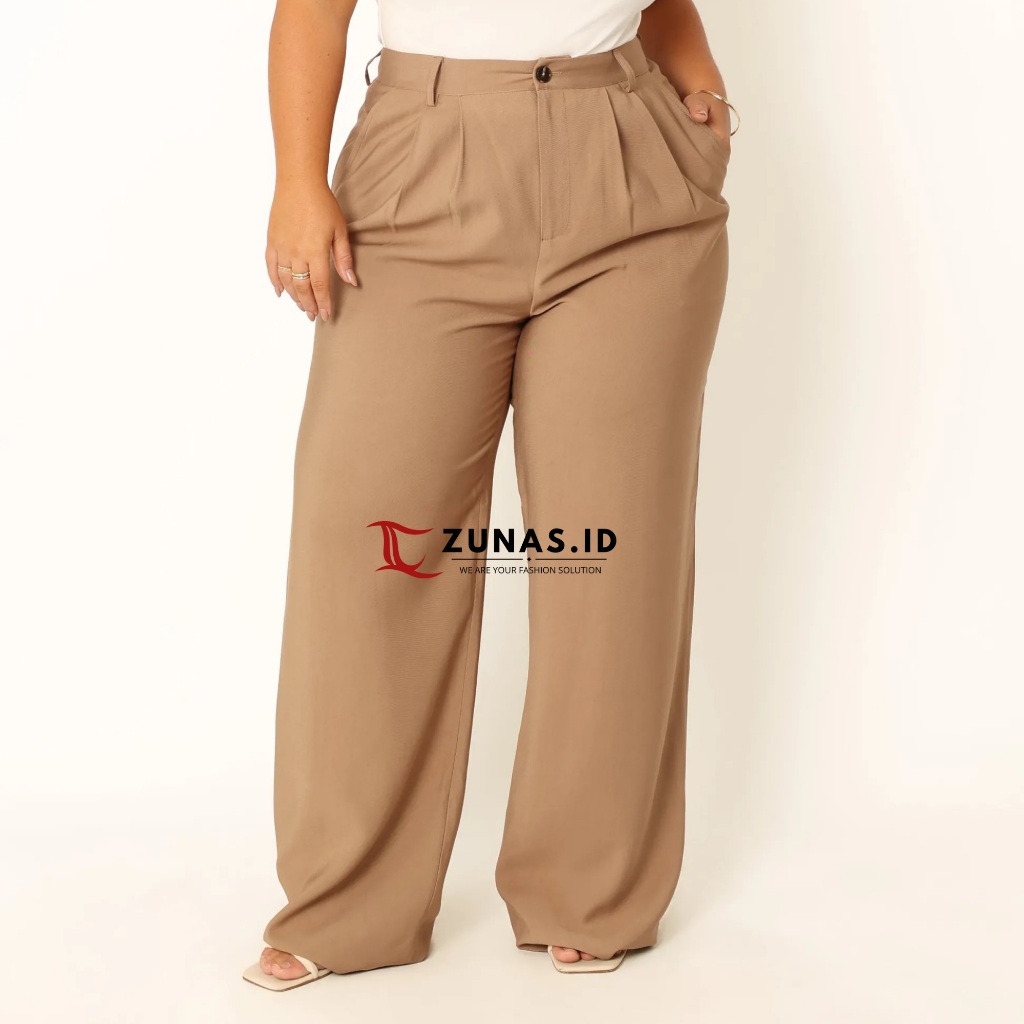 Loose Pants 999 - Celana Kulot Anti Kusut Bahan Polyester Premium