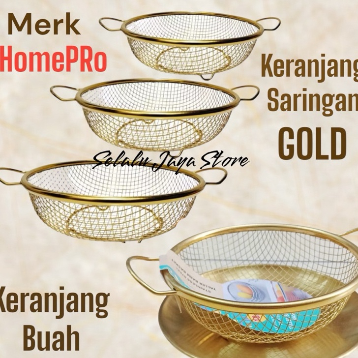peniris gorengan makanan GOLD  tirisan minyak makanan serbaguna