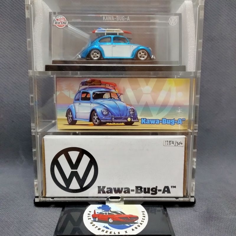 HOTWHEELS RED LINE CLUB (RLC) VW KAWA BUG  A BLUE/BIRU HOLO 17.821/30.000