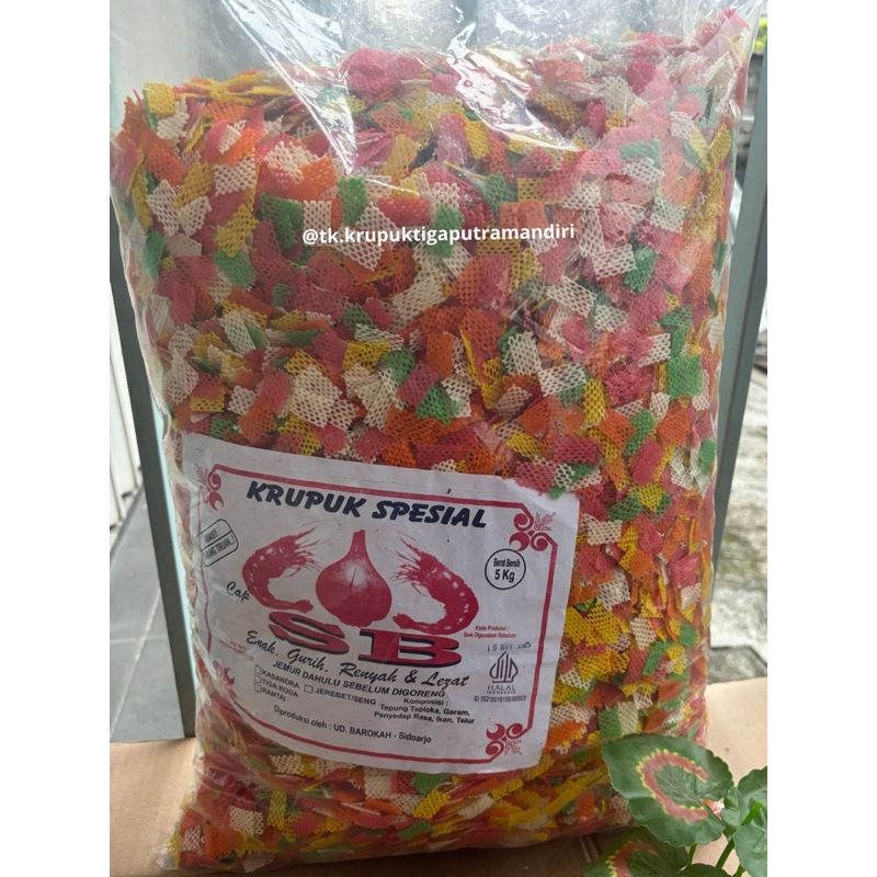 

kerupuk mentah taro pipih warna krupuk taro warna sb spesial 5kg