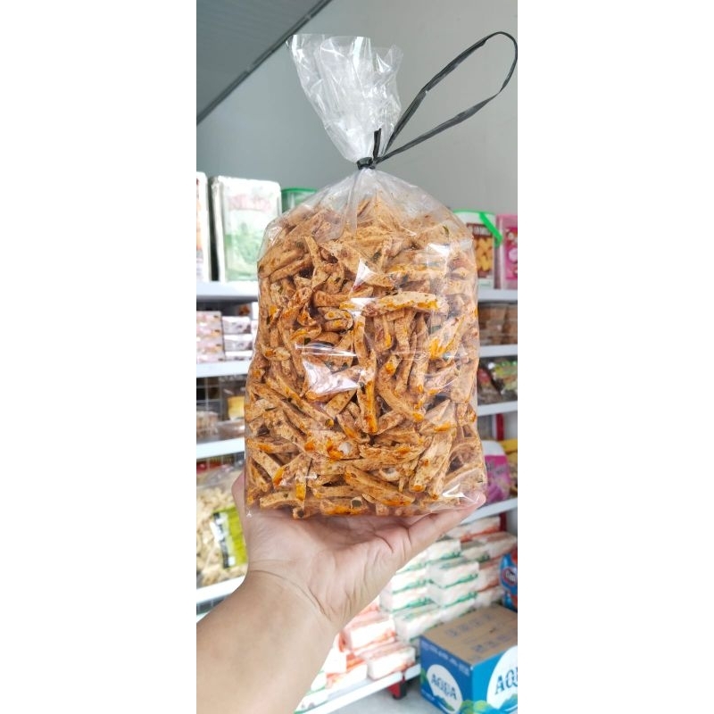 

Basreng 1 KILO GRAM pedas jeruk (BASO GORENG ) Stik basreng / baso goreng /basreng / BASRENG VIRAL 1KG
