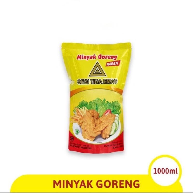 

Segitiga Emas Minyak Goreng Refill Pouch 1 Liter