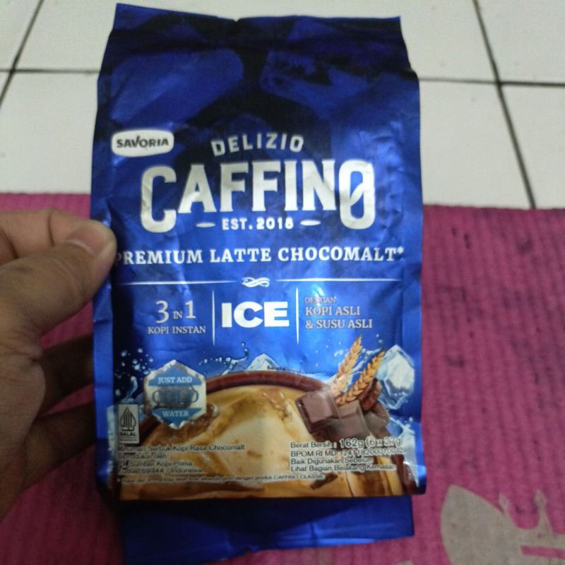 

kopi caffino premium latte Chocomalt isi 6 pcs