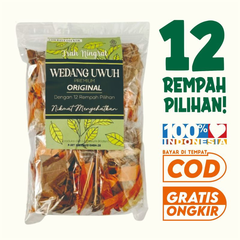 

WEDANG UWUH PREMIUM | KOMPLIT 12 REMPAH | ISI 10 PCS| LANGSUNG SEDUH | TERMURAH