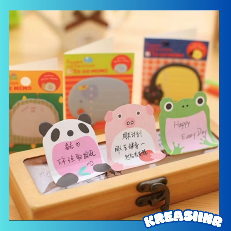 

Sticky Notes Motif Hewan / Memo Tempelan Motif