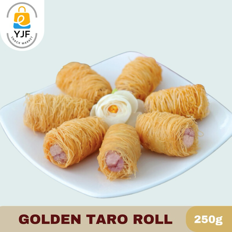 

Frozen Premium Dimsum Resto / Golden Taro Roll / Crispy Milk Roll / Coconut Lava Roll / Snow Angel Strawberry - 250g