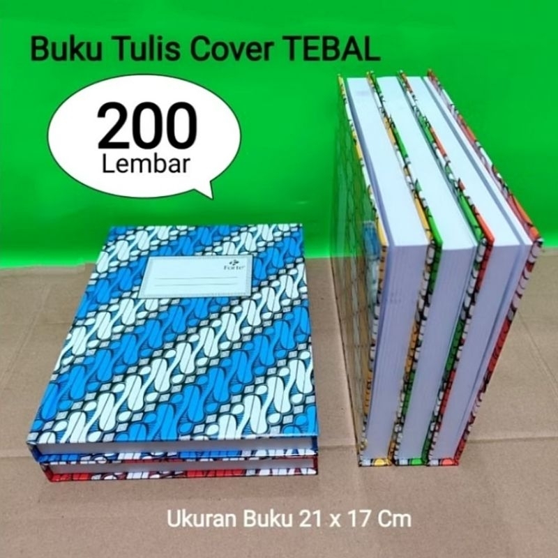 

1 Pcs Buku Tulis Kwarto 200 Lembar Forte COVER TEBAL