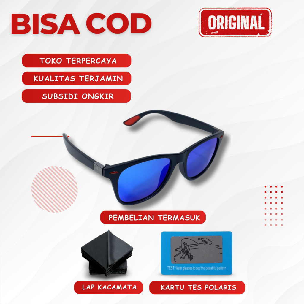 Kacamata Hitam Pria Anti Silau Aofly - Kacamata Gaya Pria Anti Silau