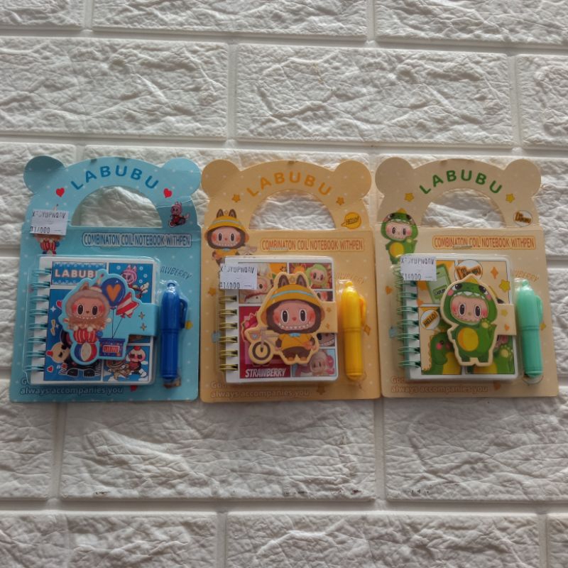 

INDAH JAYA STORE | MINI NOTEBOOK WITHPEN LABUBU