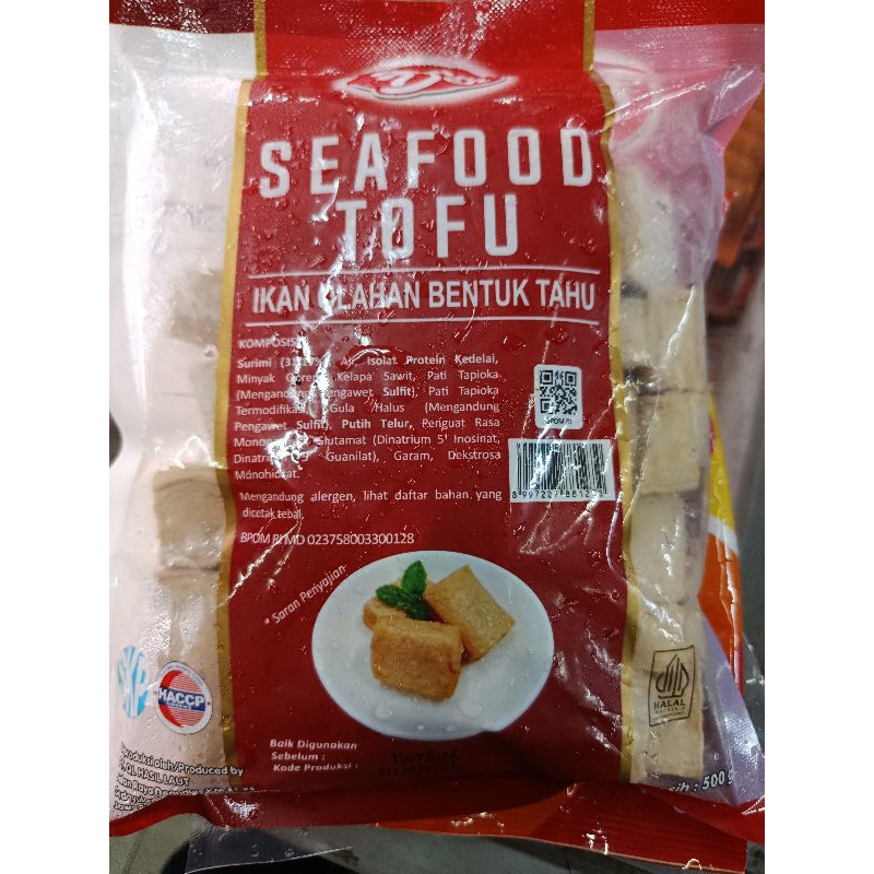 

TOFU IKAN | Fish Tofu | Tofu bahan ikan 450 gram | Tofu surimi