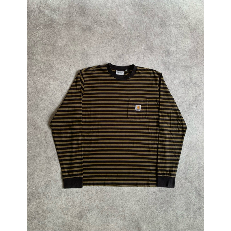 Carhartt WIP L/S Seidler T shirt pocket ( salur )