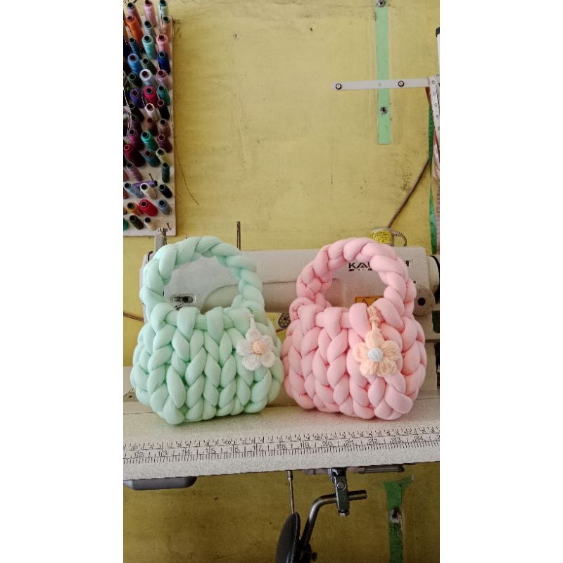 chunky yarn bag