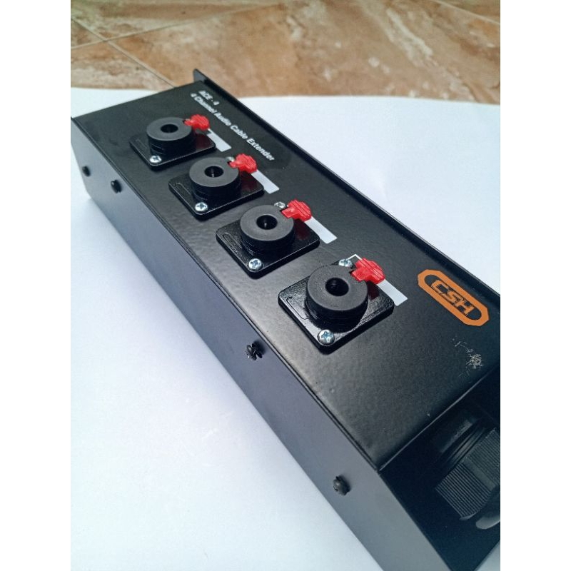 box kotak junction audio canon soket snake kabel isi 4 lengkap jeck akai mono