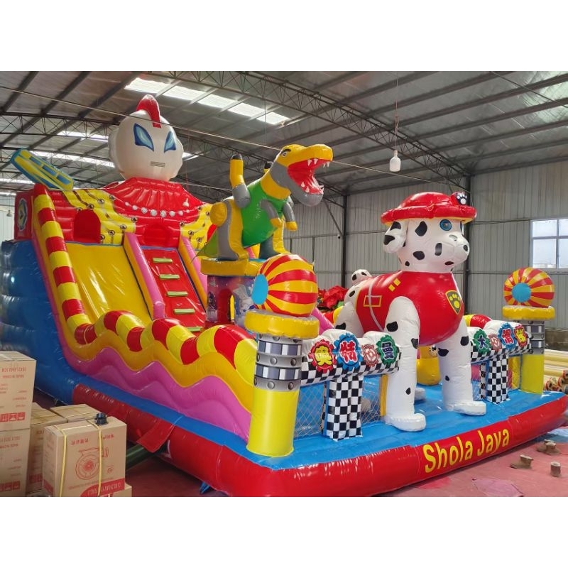 istna balon, rumah balon, trampolin besar, mainan wisata ukuran 6x10 blower
