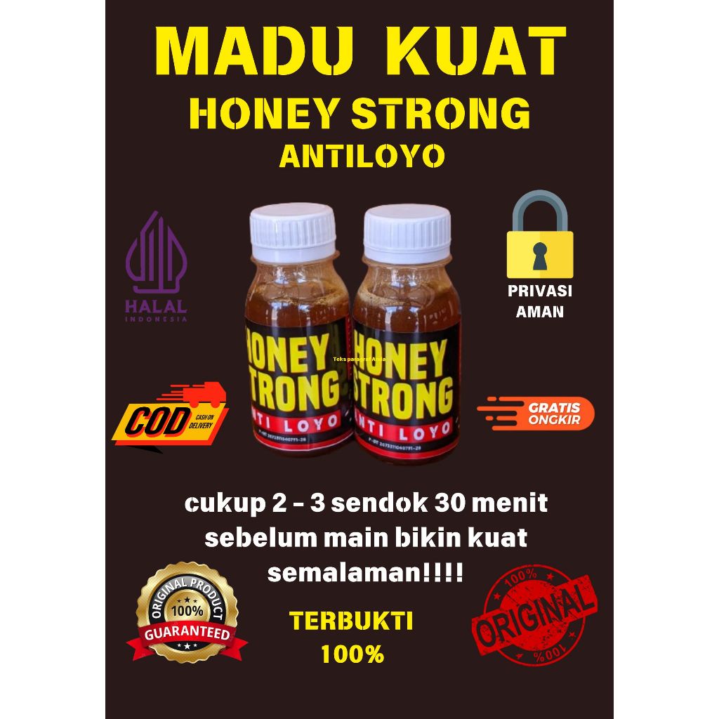 

Halal Madu Stamina Honey Strong Original Bpom