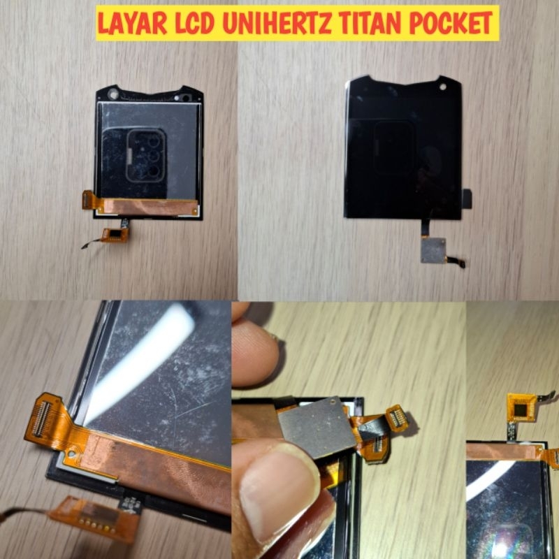 LAYAR LCD UNIHERTZ TITAN POCKET ORIGINAL TOUCHSCREEN DISPLAY LAYAR PENGGANTI NEW SCREEN DIGIZITER OR