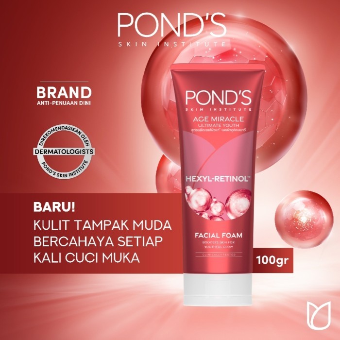 Ponds Age Miracle Facial Foam 100gr