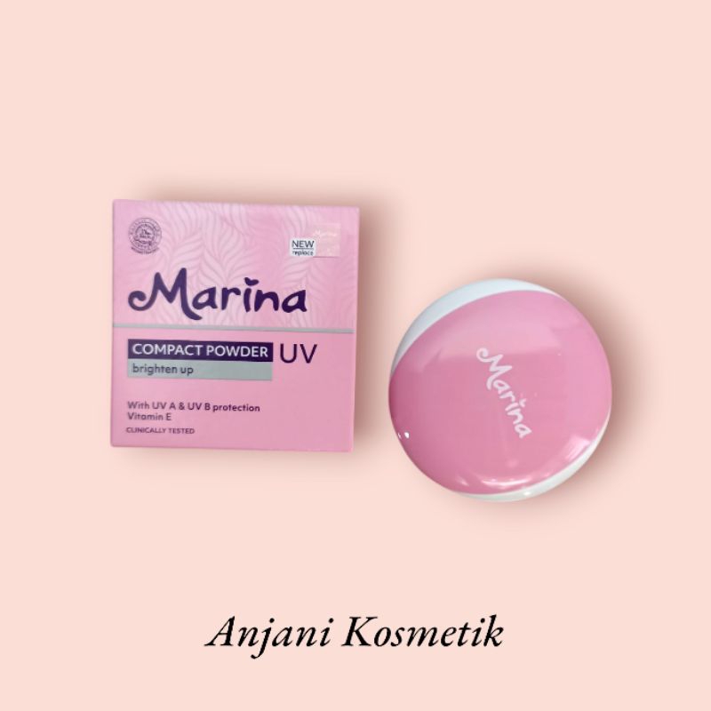 Marina Compact powder || Bedak Padat Marina || Natural || Ivory || Beige