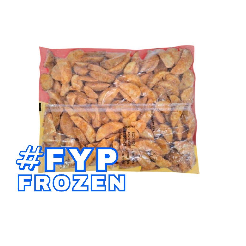

IDAHO SPICY WEDGES 2KG TRANSPARAN PACK/KENTANG GORENG PEDAS