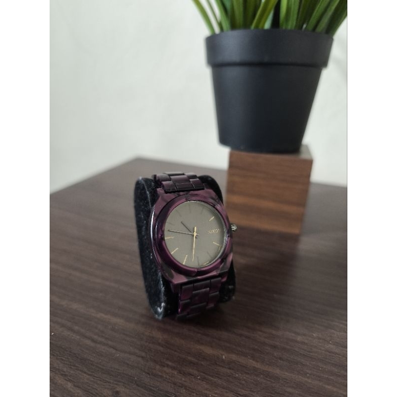 jam tangan watch Nixon time teller acetate